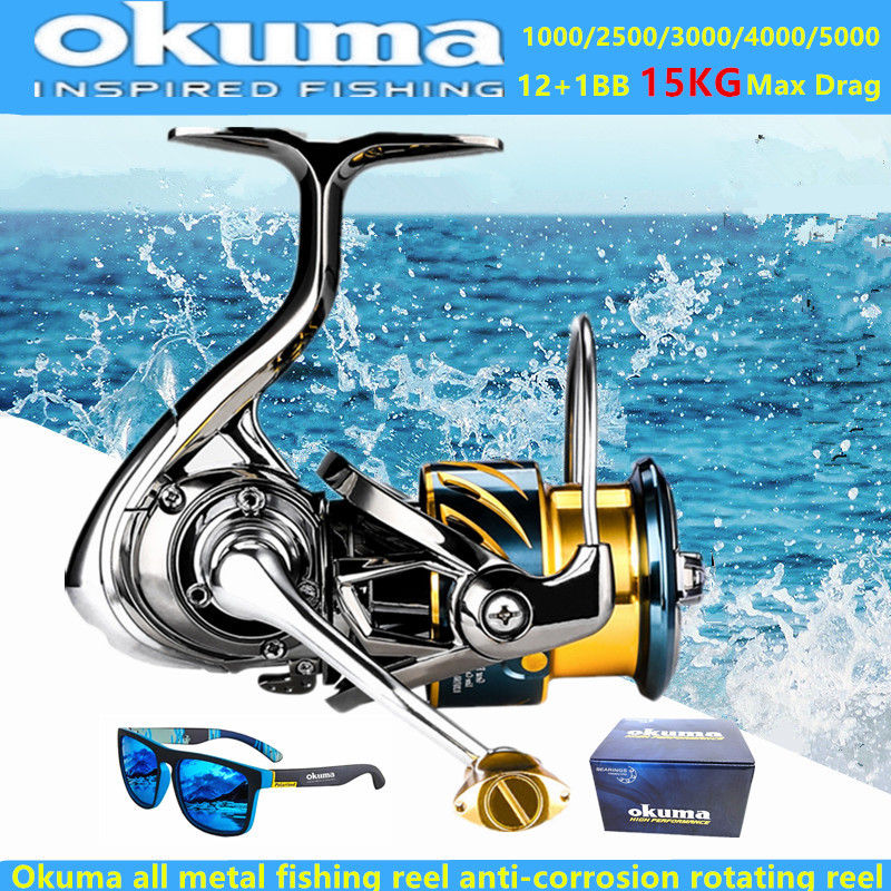 Reel Drag Knob - Okuma Reel Pancing Logam Penuh 12+1BB15KG