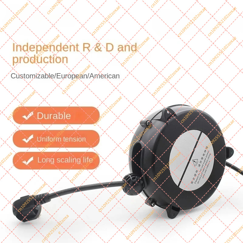 Electric Reel - Gulungan Kabel Listrik Otomatis 5M, Steker