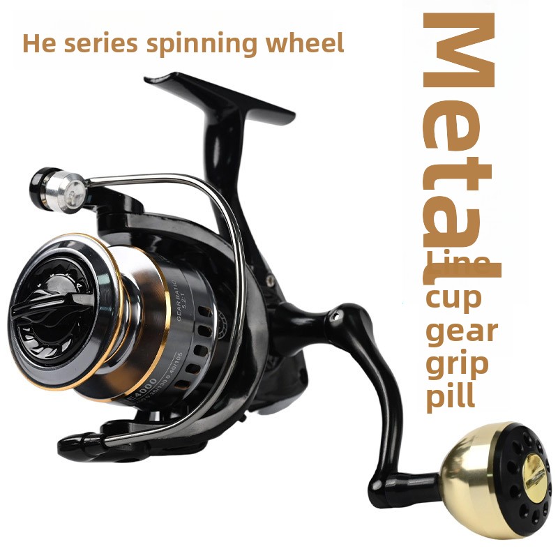 Ice Fishing Reel - Reel Pancing Jarak Jauh Berbahan Logam
