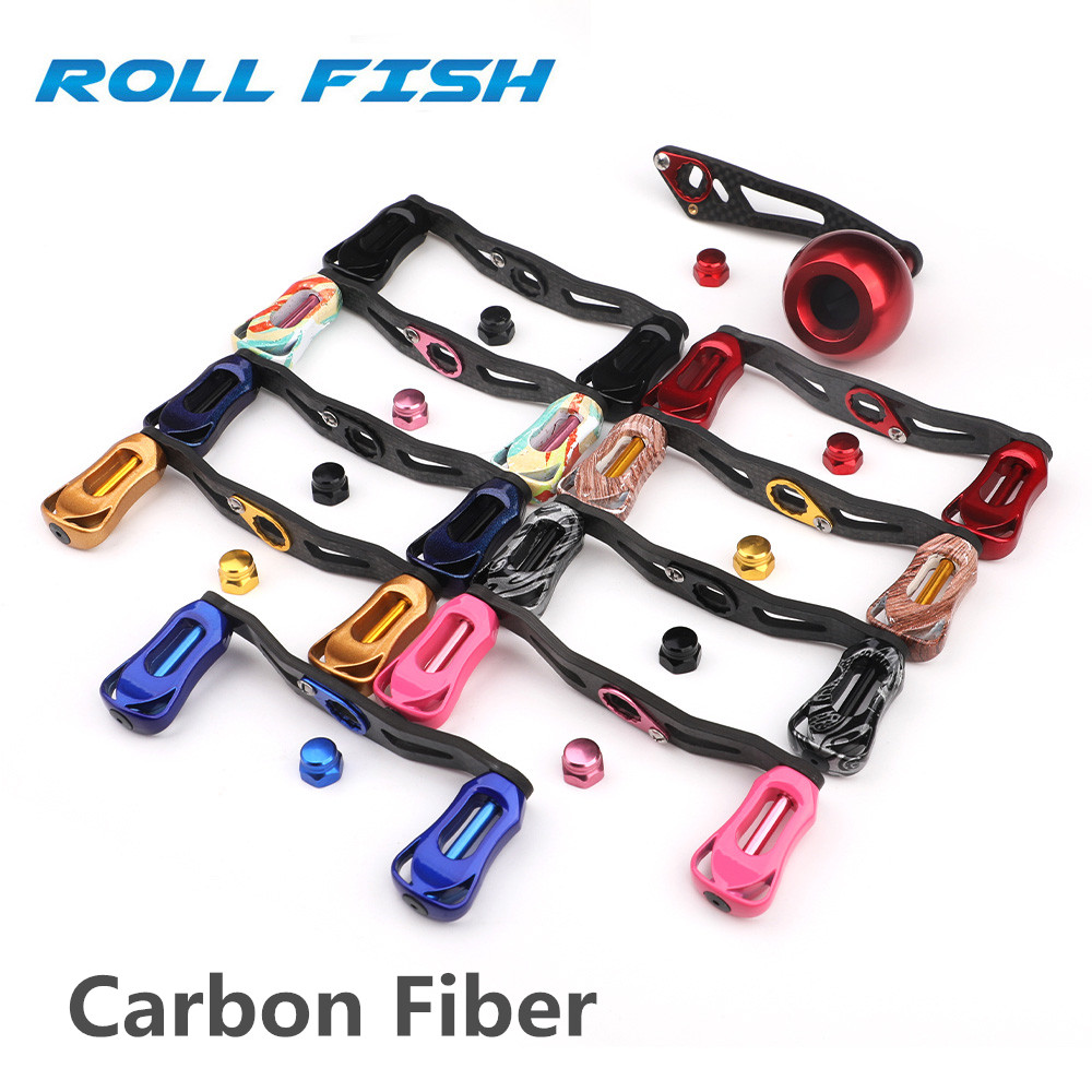 Reel Handle - ROLLFISH gagang gulungan pancing serat karbon,