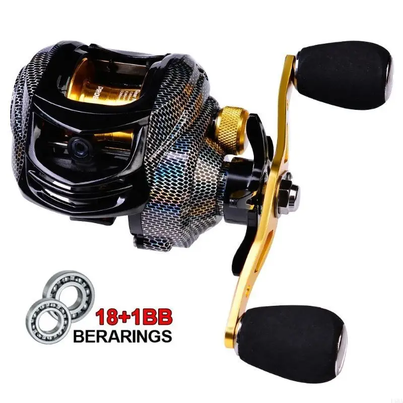 Baitcasting Reel - 652F Baitcasting Reel 18+1 Bearing, Reel