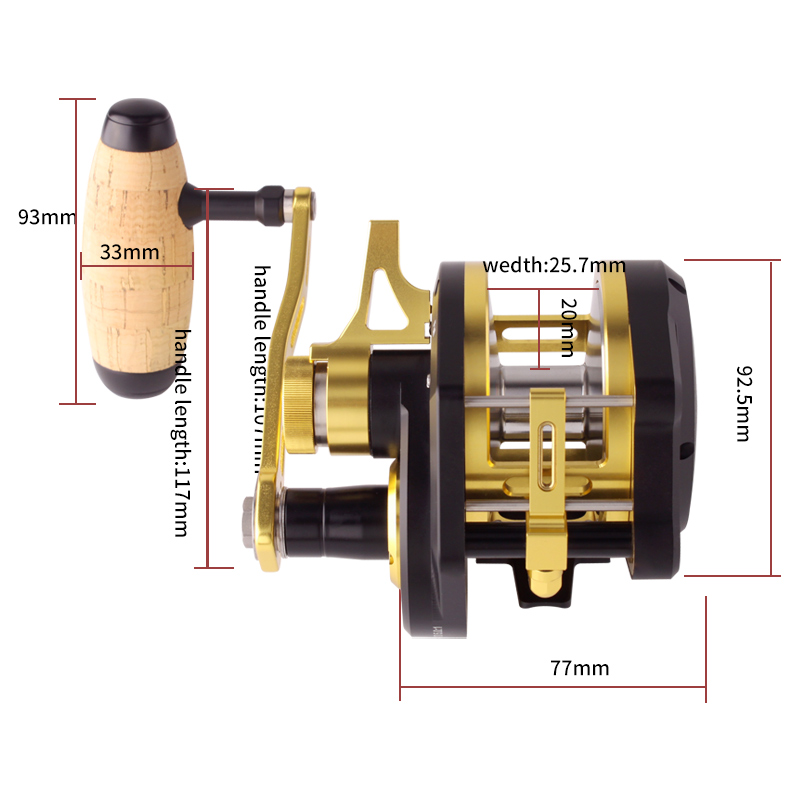 Umi New Slow Jigging Drum Whee - Trolling Reel ulasan dan harga