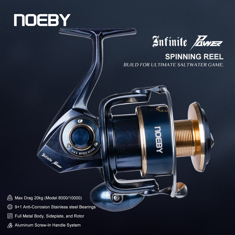Reel Pancing Spinning Noeby In - Surf Reel ulasan dan harga