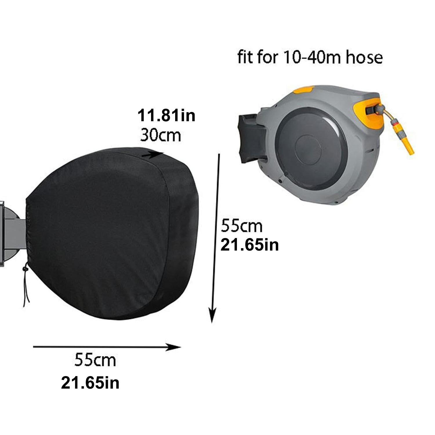 Penutup Selang Taman yang Dipa - Reel Cover ulasan dan harga