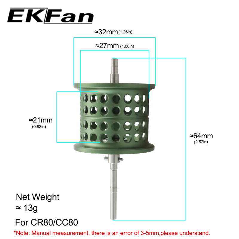 EKFan Green Micro Matter Threa - Reel Spare Spool ulasan dan harga