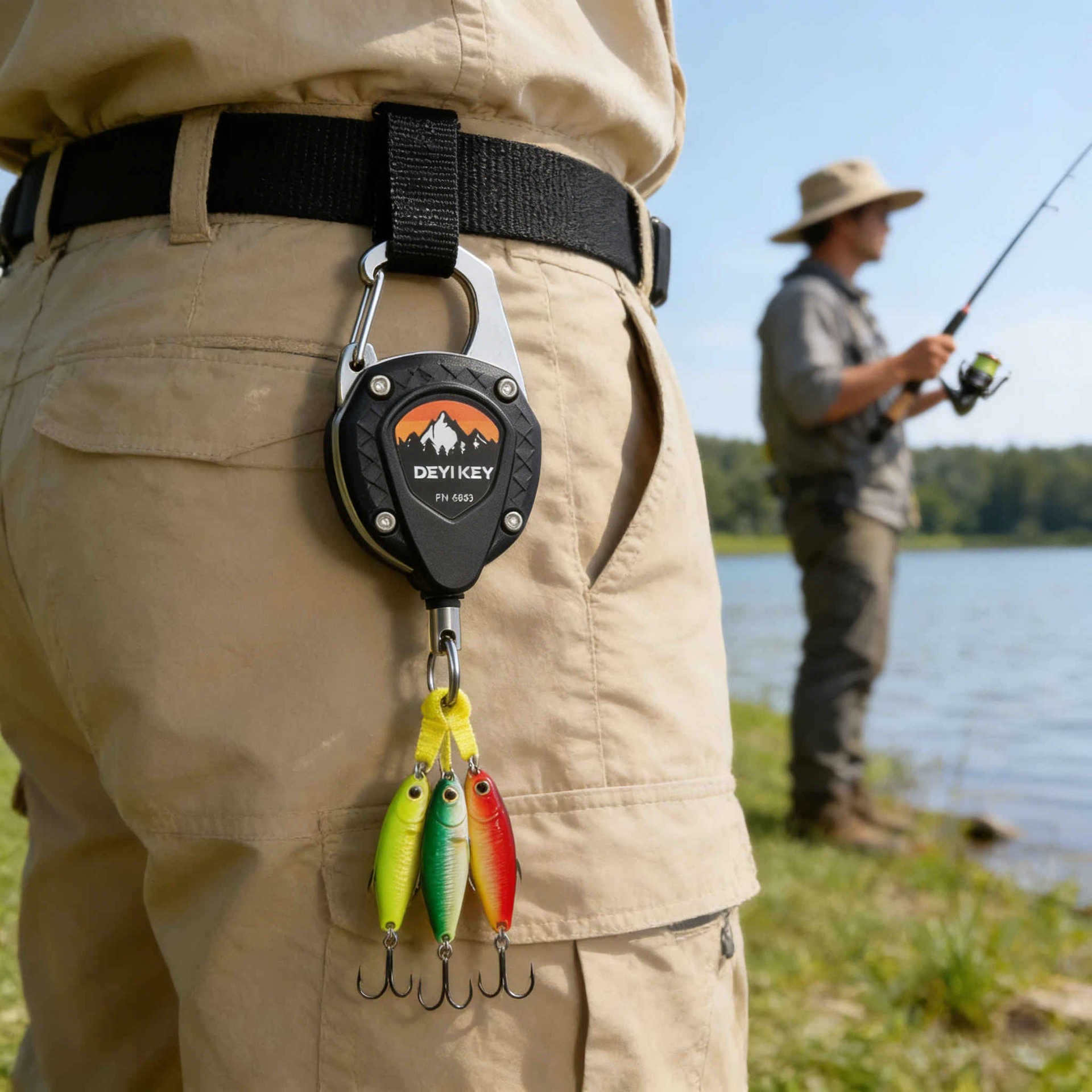 Gantungan Kunci Retractable He - Conventional Reel ulasan dan harga