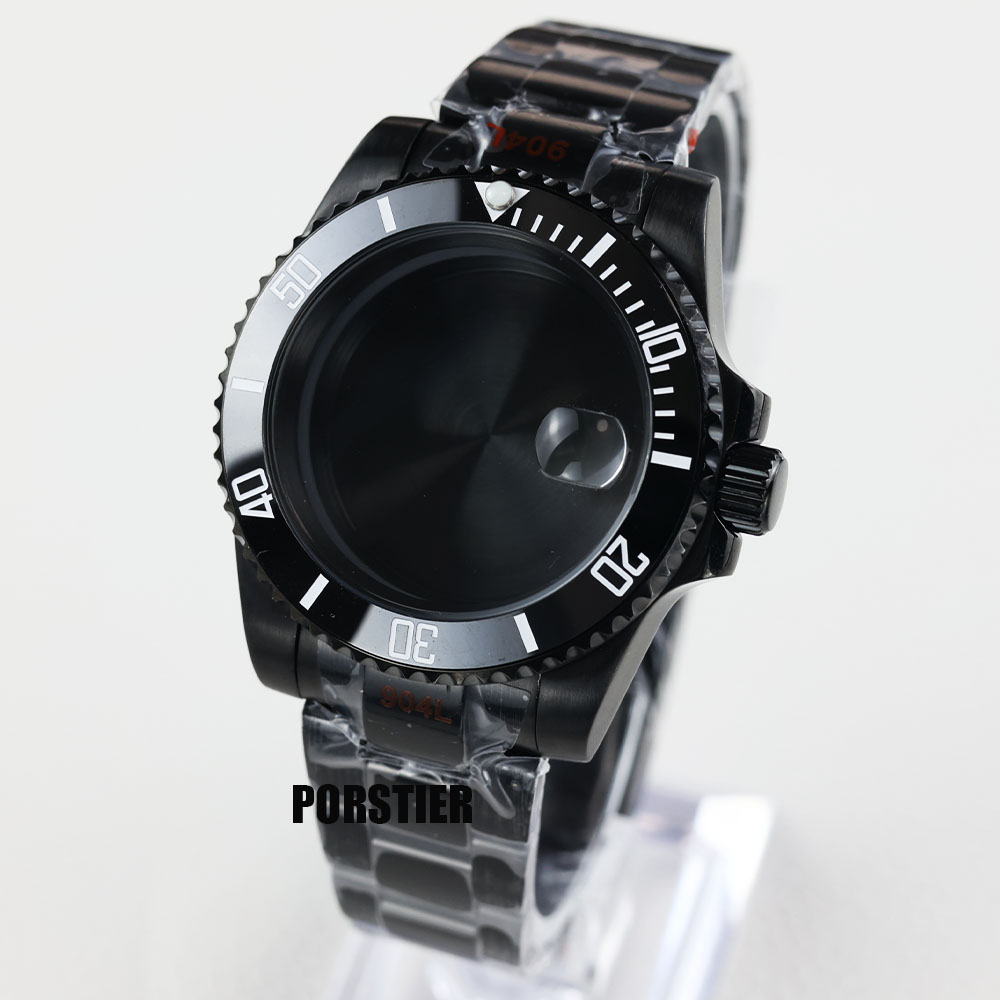 Kotak jam tangan pvd hitam 40m - Reel Case ulasan dan harga