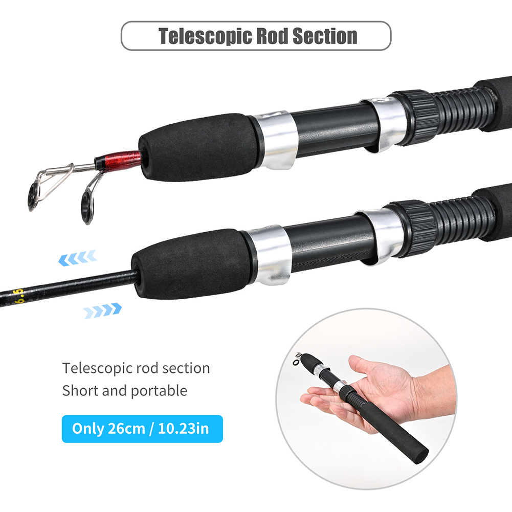 1 Set Joran Pancing dengan Ree - Ice Fishing Reel ulasan dan harga