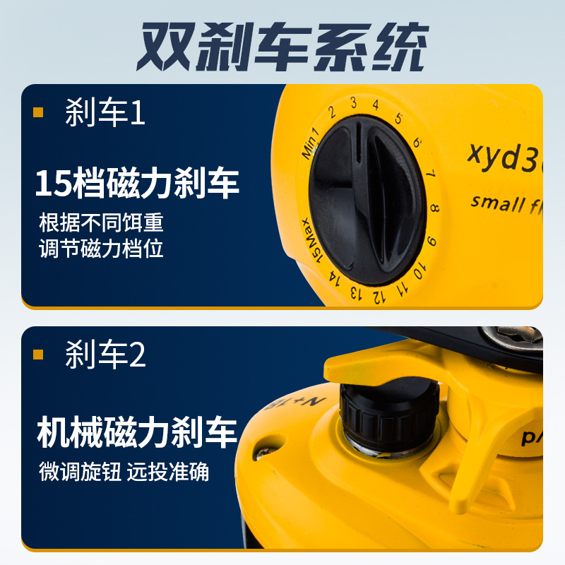 Reel Pancing Baitcasting Yello - Ice Fishing Reel ulasan dan harga