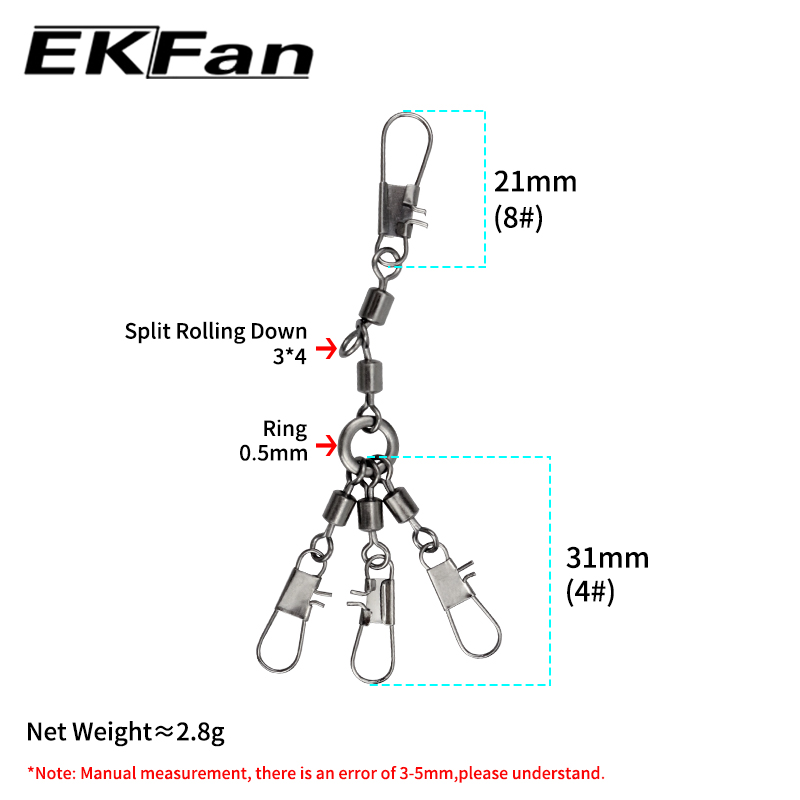 EKFan 5 buah konektor cincin b - Conventional Reel ulasan dan harga