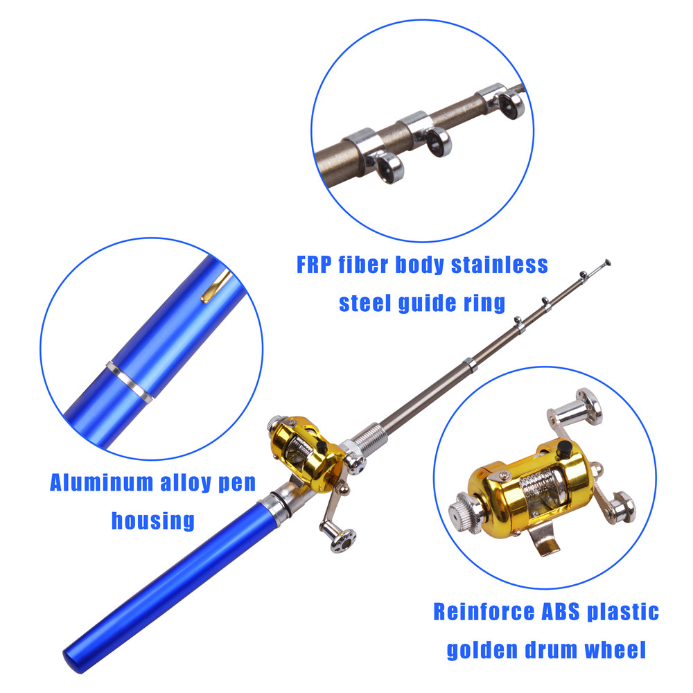 Joran pancing es Mini, tongkat - Ice Fishing Reel ulasan dan harga